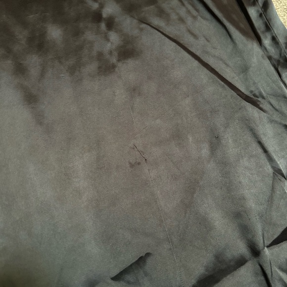 Anthropologie satin black lounge pants - Picture 3 of 5